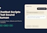 chatbox UX and conversational UX for ai flows scripts ctas onboarding tone guide